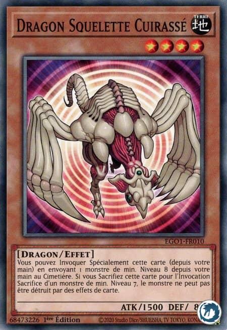 Dragon Squelette Cuirassé (EGO1-FR010) - Hardened Armed Dragon (EGO1-EN010) - Carte Yu-Gi-Oh