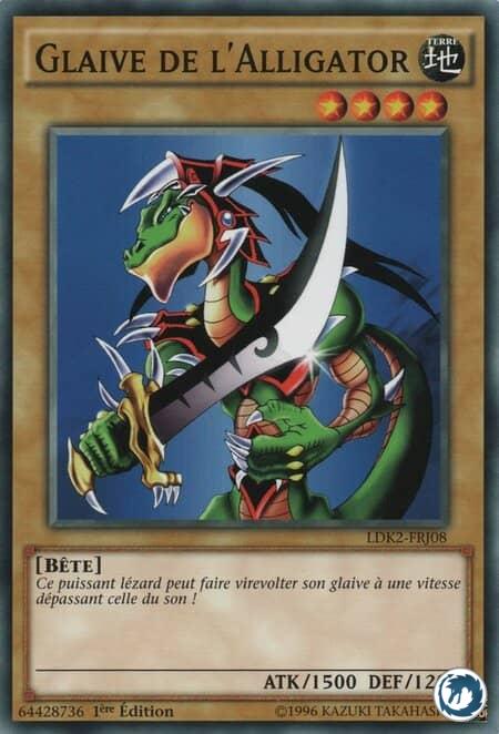 Glaive De L'Alligator (LDK2-FRJ08) - Alligator's Sword (LDK2-ENJ08) - Carte Yu-Gi-Oh