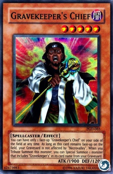 Chef des Protecteurs du Tombeau (PGD-FR065) - Gravekeeper's Chief (PGD-065) - Carte Yu-Gi-Oh