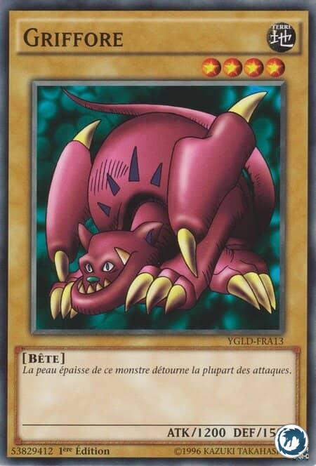 Griffore (YGLD-FRA13) - Griffore (YGLD-ENA13) - Carte Yu-Gi-Oh