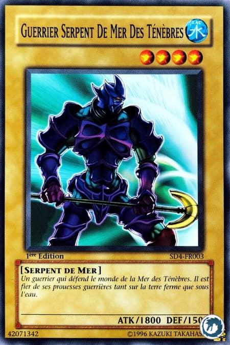 Guerrier Serpent De Mer Des Ténèbres (SD4-FR003) - Sea Serpent Warrior of Darkness (SD4-EN003) - Carte Yu-Gi-Oh
