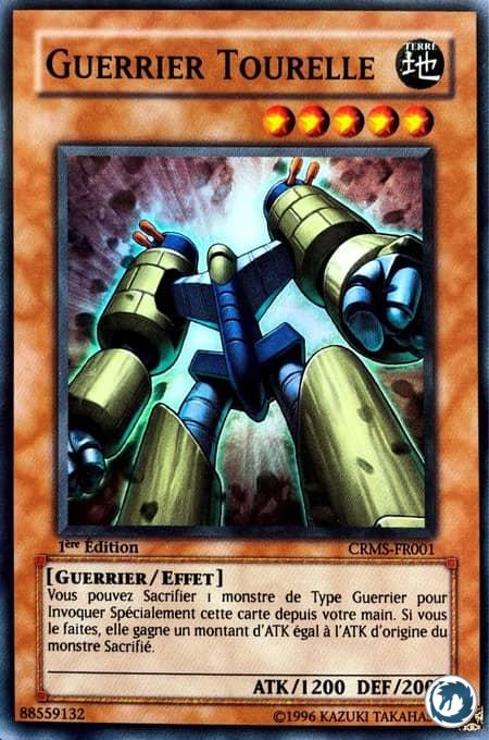 Guerrier Tourelle (CRMS-FR001) - Turret Warrior (CRMS-EN001) - Carte Yu-Gi-Oh