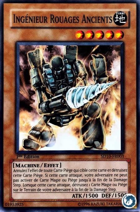 Ingénieur Rouages Ancients (SD10-FR003) - Ancient Gear Engineer (SD10-EN003) - Carte Yu-Gi-Oh