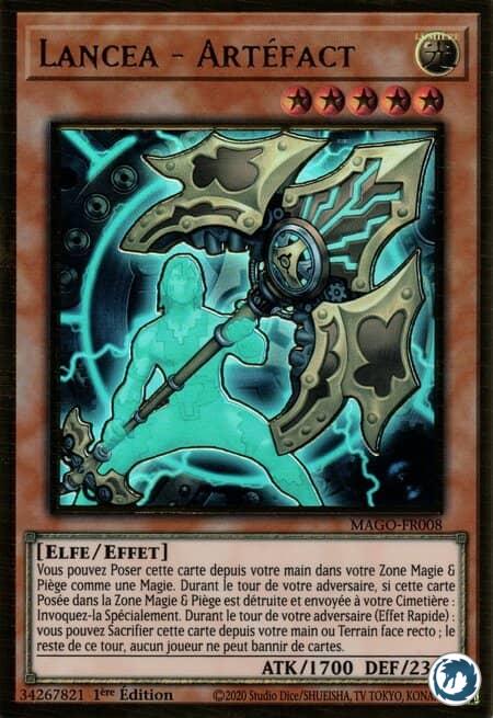 Lancea - Artéfact (MAGO-FR008) - Artifact Lancea (MAGO-EN008) - Carte Yu-Gi-Oh