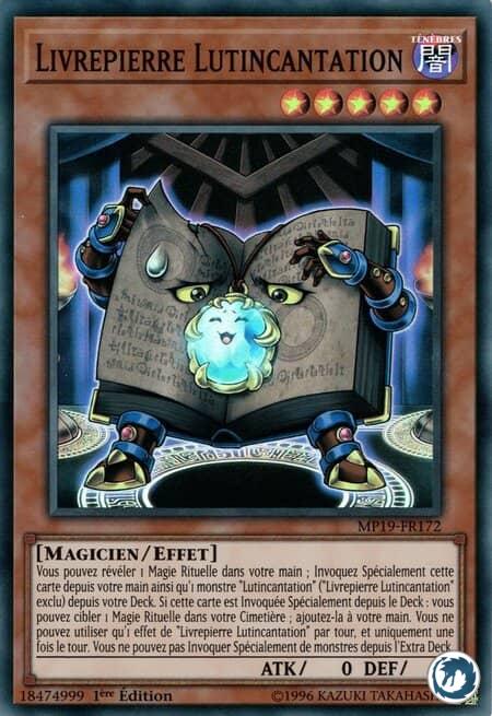 Livrepierre Lutincantation (MP19-FR172) - Impcantation Bookstone (MP19-EN172) - Carte Yu-Gi-Oh