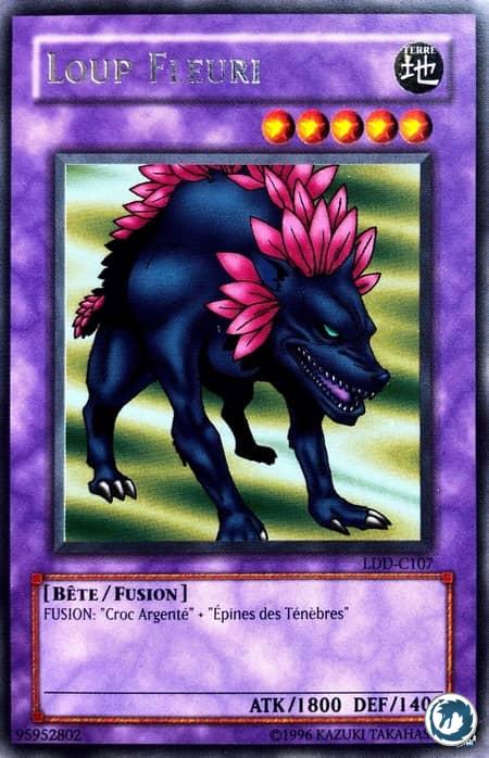 Loup Fleuri (LDD-C107) - Flower Wolf (LOB-107) - Carte Yu-Gi-Oh