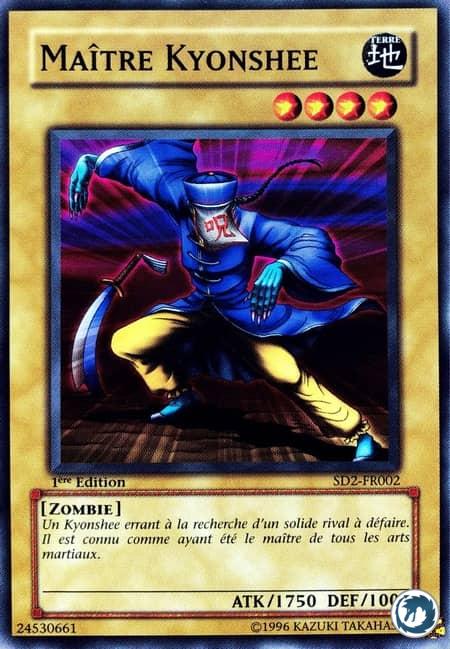 Maître Kyonshee (SD2-FR002) - Master Kyonshee (SD2-EN002) - Carte Yu-Gi-Oh