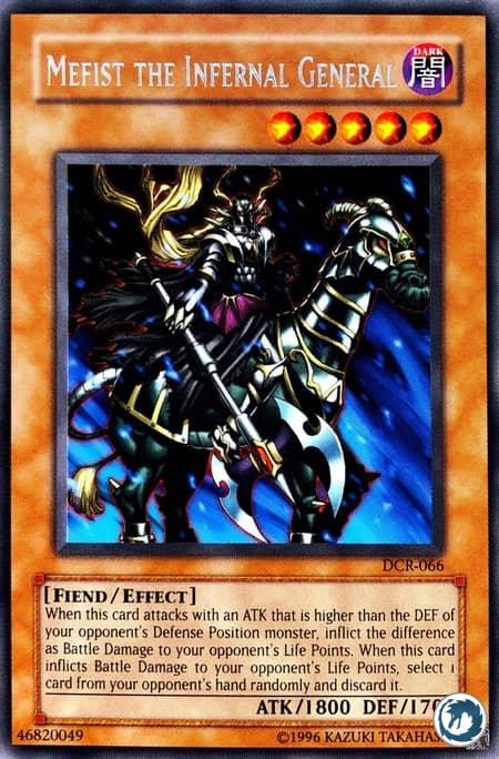 Mefist, le Général Abominable (DCR-FR066) - Mefist The Infernal General (DCR-066) - Carte Yu-Gi-Oh