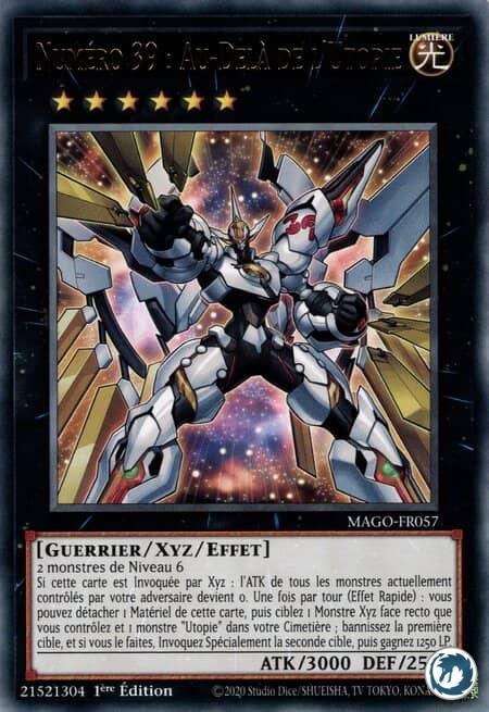 Numéro 39 - Au-Delà de l'Utopie (MAGO-FR057) - Number 39: Utopia Beyond (MAGO-EN057) - Carte Yu-Gi-Oh