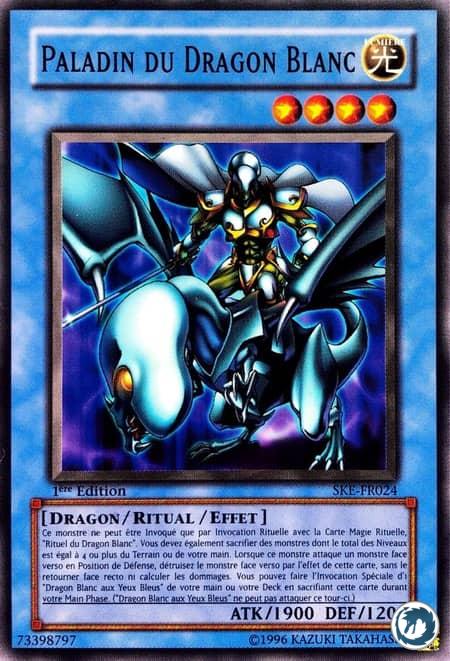 Paladin Du Dragon Blanc (SKE-FR024) - Paladin of White Dragon (SKE-EN024) - Carte Yu-Gi-Oh