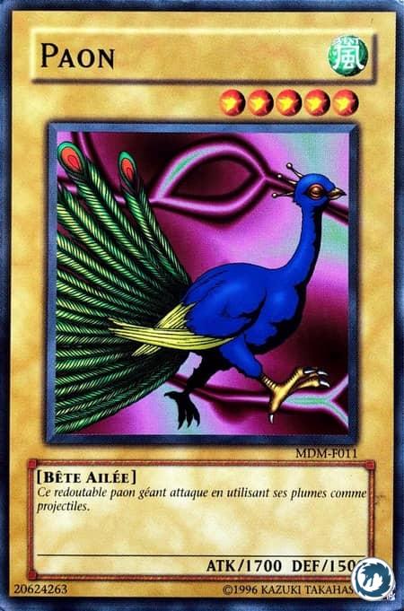 Paon (MDM-F011) - Peacock (MRL-011) - Carte Yu-Gi-Oh