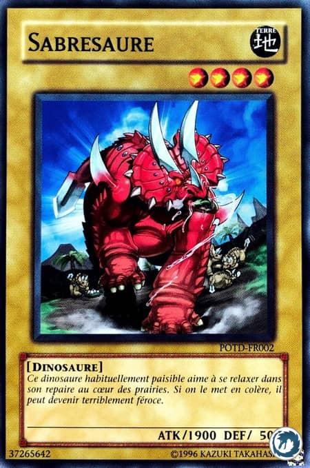 Sabresaure (POTD-FR002) - Sabersaurus (POTD-EN002) - Carte Yu-Gi-Oh