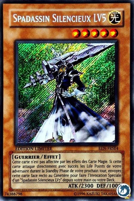 Spadassin Silencieux LV5 (EEN-FRSE4) - Silent Swordsman LV5 (EEN-ENSE4) - Carte Yu-Gi-Oh