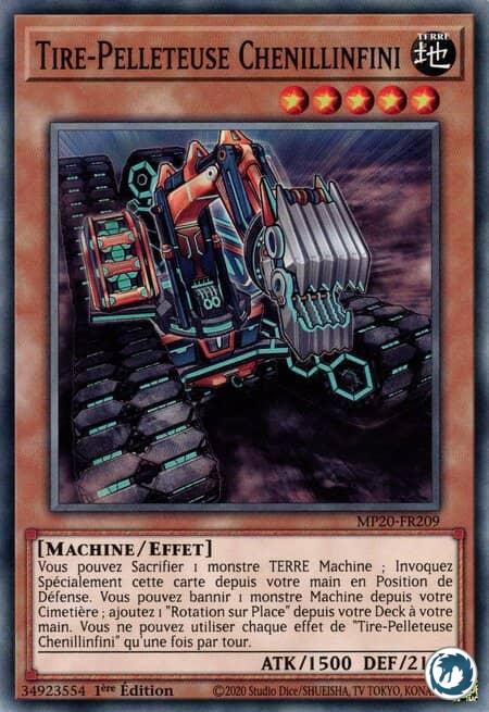 Tire-Pelleteuse Chenillinfini (MP20-FR209) - Infinitrack Drag Shovel (MP20-EN209) - Carte Yu-Gi-Oh