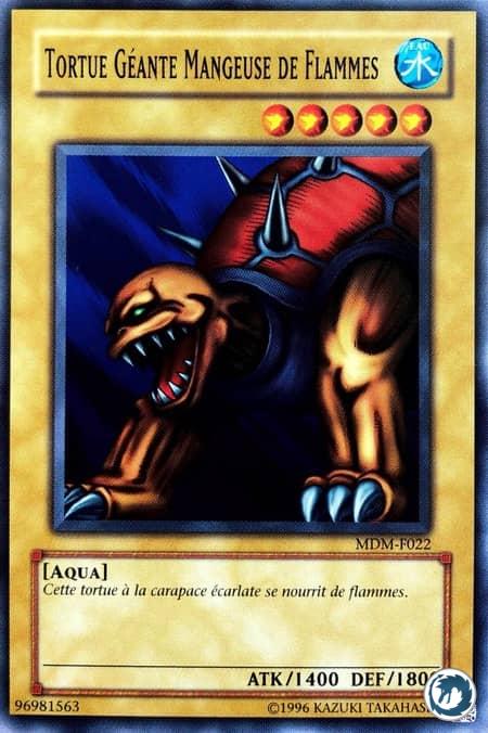 Tortue Géante Mangeuse De Flammes (MDM-F022) - Giant Turtle Who Feeds on Flames (MRL-022) - Carte Yu-Gi-Oh