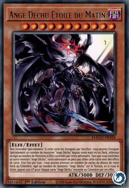 Ange Déchu Etoile Du Matin (MAGO-FR105) - Darklord Morningstar (MAGO-EN105) - Carte Yu-Gi-Oh