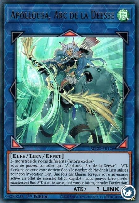 Apollousa, Arc De La Déesse A (MP20-FR126) - Apollousa, Bow of the Goddess A (MP20-EN126) - Carte Yu-Gi-Oh