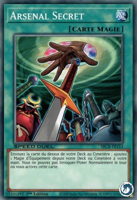 Arsenal Secret (SBCB-FR163) - Hidden Armory (SBCB-EN163) - Carte Yu-Gi-Oh