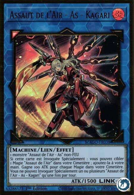 Assaut De L'Air - As - Kagari A (MAGO-FR038) - Sky Striker Ace - Kagari A (MAGO-EN038) - Carte Yu-Gi-Oh