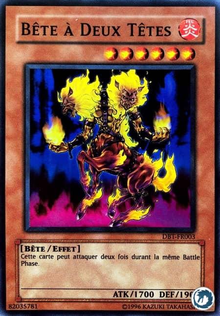 Bête À Deux Têtes (DBT-FR003) - Twinheaded Beast (DBT-EN003) - Carte Yu-Gi-Oh