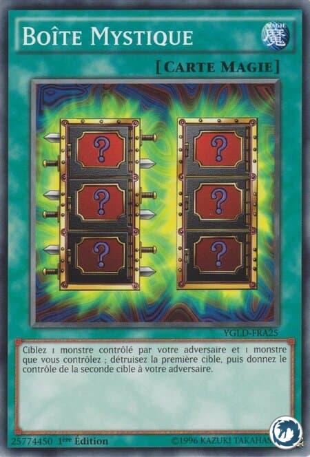Boîte Mystique (YGLD-FRA25) - Mystic Box (YGLD-ENA25) - Carte Yu-Gi-Oh