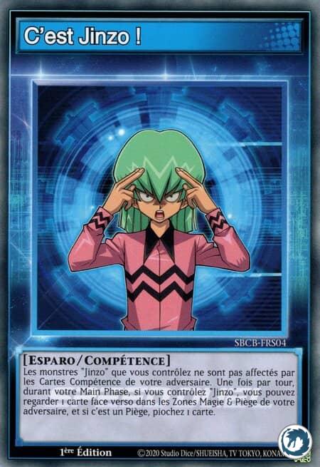 C'est Jinzo ! (SBCB-FRS04) - It's Jinzo! (SBCB-ENS04) - Carte Yu-Gi-Oh