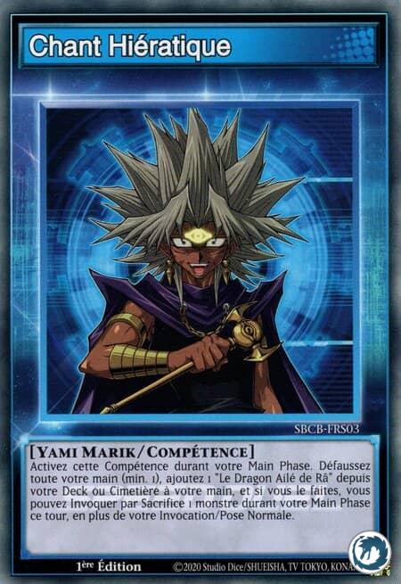 Chant Hiératique (SBCB-FRS03) - Hieratic Chant (SBCB-ENS03) - Carte Yu-Gi-Oh