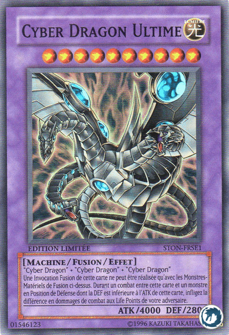Cyber Dragon Ultime (STON-FRSE1) - Cyber End Dragon (STON-ENSE1) - Carte Yu-Gi-Oh