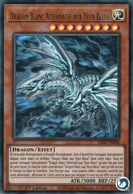 Dragon Blanc Alternatif aux Yeux Bleus (LDS2-FR008) - Blue-Eyes Alternative White Dragon (LDS2-EN008) - Carte Yu-Gi-Oh