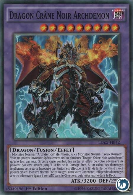 Dragon Crâne Noir Archdémon (LDK2-FRJ42) - Archfiend Black Skull Dragon (LDK2-ENJ42) - Carte Yu-Gi-Oh