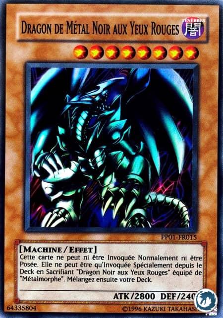 Dragon De Métal Noir Aux Yeux Rouges (PP01-FR015) - Red-Eyes Black Metal Dragon (PP01-EN015) - Carte Yu-Gi-Oh