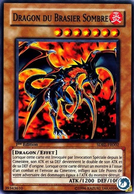 Dragon Du Brasier Sombre (SDRL-FR002) - Darkblaze Dragon (SDRL-EN002) - Carte Yu-Gi-Oh