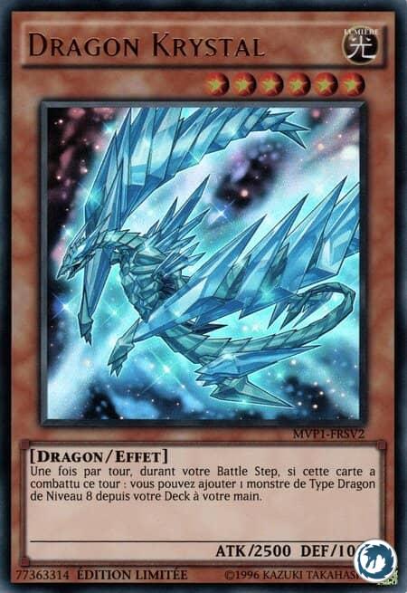 Dragon Krystal (MVP1-FRSV2) - Krystal Dragon (MVP1-ENSV2) - Carte Yu-Gi-Oh