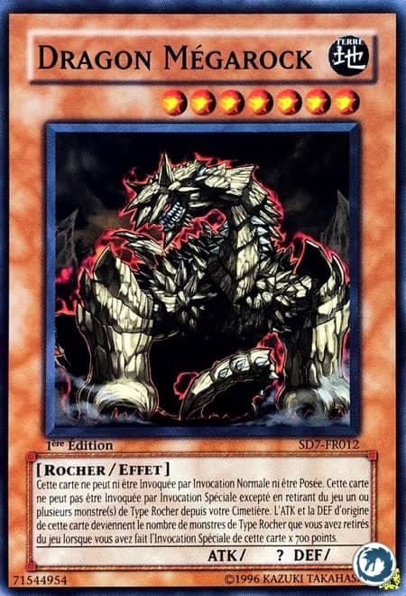 Dragon Mégarock (SD7-FR012) - Megarock Dragon (SD7-EN012) - Carte Yu-Gi-Oh