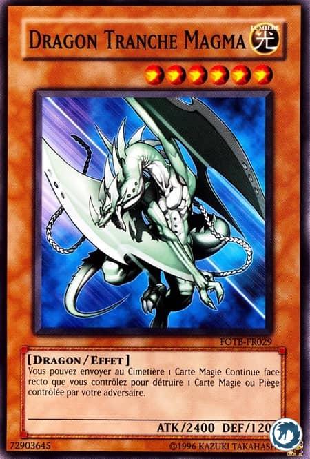 Dragon Tranche Magma (FOTB-FR029) - Magna-Slash Dragon (FOTB-EN029) - Carte Yu-Gi-Oh