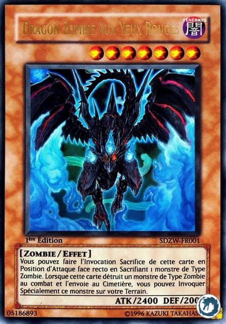 Dragon Zombie Aux Yeux Rouges (SDZW-FR001) - Red-Eyes Zombie Dragon (SDZW-EN001) - Carte Yu-Gi-Oh