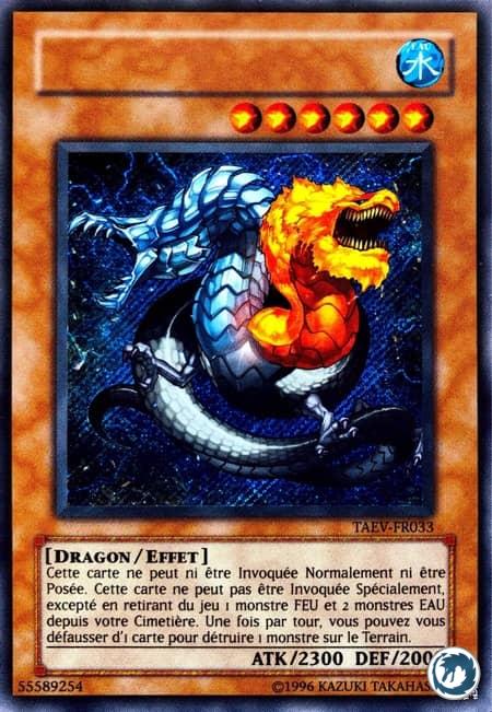 Dragon de Feu et de Glace (TAEV-FR033) - Frost and Flame Dragon (TAEV-EN033) - Carte Yu-Gi-Oh