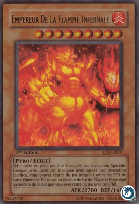 Empereur De La Flamme Infernale (SD3-FR001) - Infernal Flame Emperor (SD3-EN001) - Carte Yu-Gi-Oh