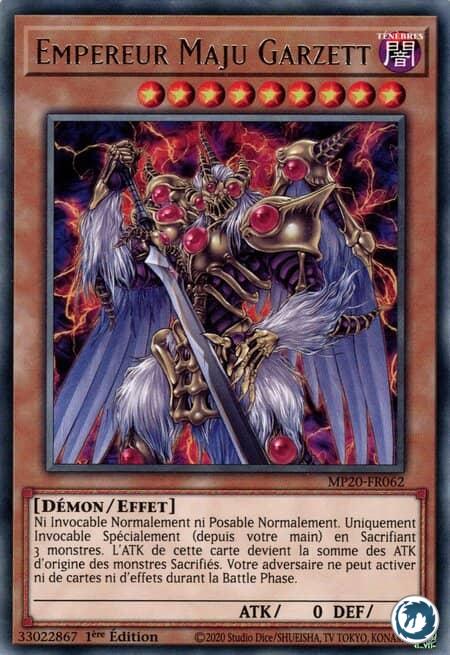 Empereur Maju Garzett (MP20-FR062) - Emperor Maju Garzett (MP20-EN062) - Carte Yu-Gi-Oh