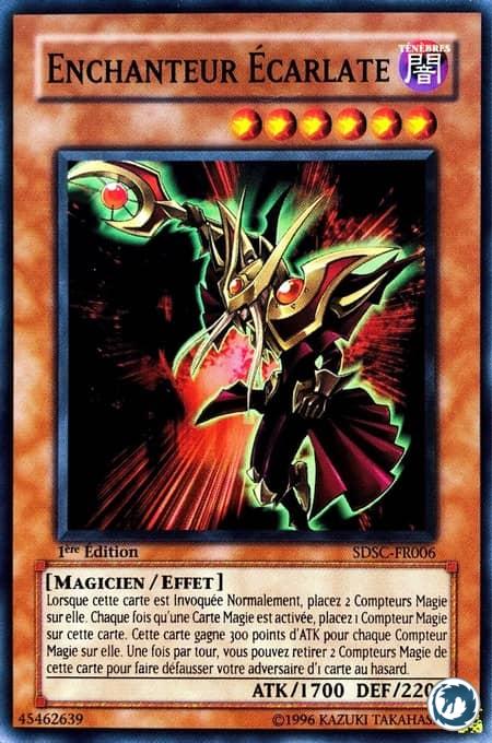 Enchanteur Ecarlate (SDSC-FR006) - Dark Red Enchanter (SDSC-EN006) - Carte Yu-Gi-Oh
