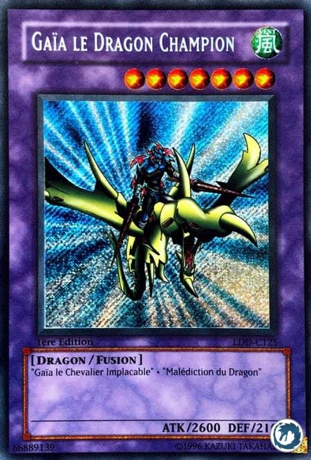 Gaia Le Dragon Champion (LDD-C125) - Gaia the Dragon Champion (LOB-125) - Carte Yu-Gi-Oh