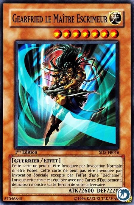 Gearfried Le Maître Escrimeur (SD5-FR016) - Gearfried the Swordmaster (SD5-EN016) - Carte Yu-Gi-Oh