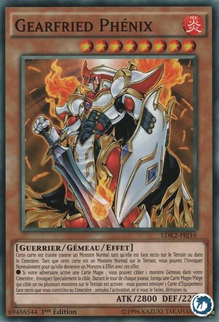 Gearfried Phénix (LDK2-FRJ16) - Phoenix Gearfried (LDK2-ENJ16) - Carte Yu-Gi-Oh