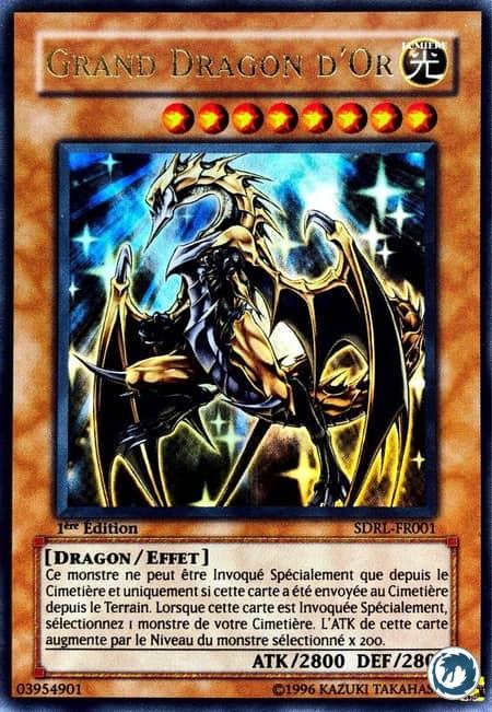 Grand Dragon D'Or (SDRL-FR001) - Felgrand Dragon (SDRL-EN001) - Carte Yu-Gi-Oh