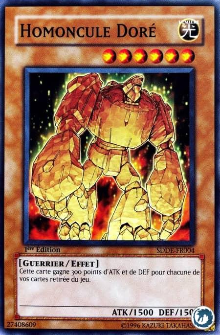 Homoncule Doré (SDDE-FR004) - Golden Homunculus (SDDE-EN004) - Carte Yu-Gi-Oh