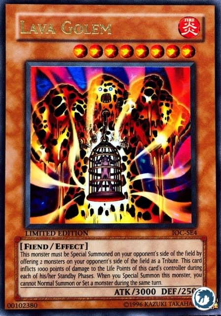 Golem de Lave (IOC-FRSE4) - Lava Golem (IOC-SE4) - Carte Yu-Gi-Oh