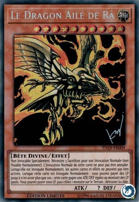 Le Dragon Ailé De Râ (TN19-FR009) - The Winged Dragon of Ra (TN19-EN009) - Carte Yu-Gi-Oh