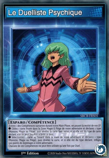 Le Duelliste Psychique (SBCB-FRS05) - The Psychic Duelist (SBCB-ENS05) - Carte Yu-Gi-Oh