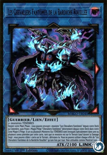 Les Chevaliers Fantômes De La Bardiche Rouillée (MAGO-FR040) - The Phantom Knights of Rusty (MAGO-EN040) - Carte Yu-Gi-Oh