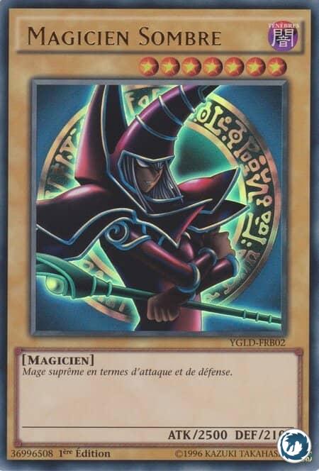 Magicien Sombre (YGLD-FRB02) - Dark Magician (YGLD-ENB02) - Carte Yu-Gi-Oh
